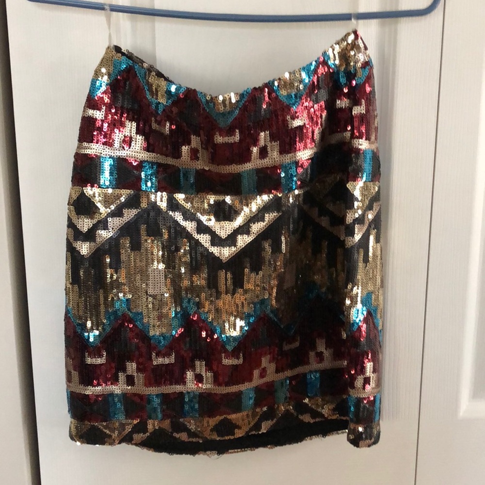 Sequence Aztec skirt